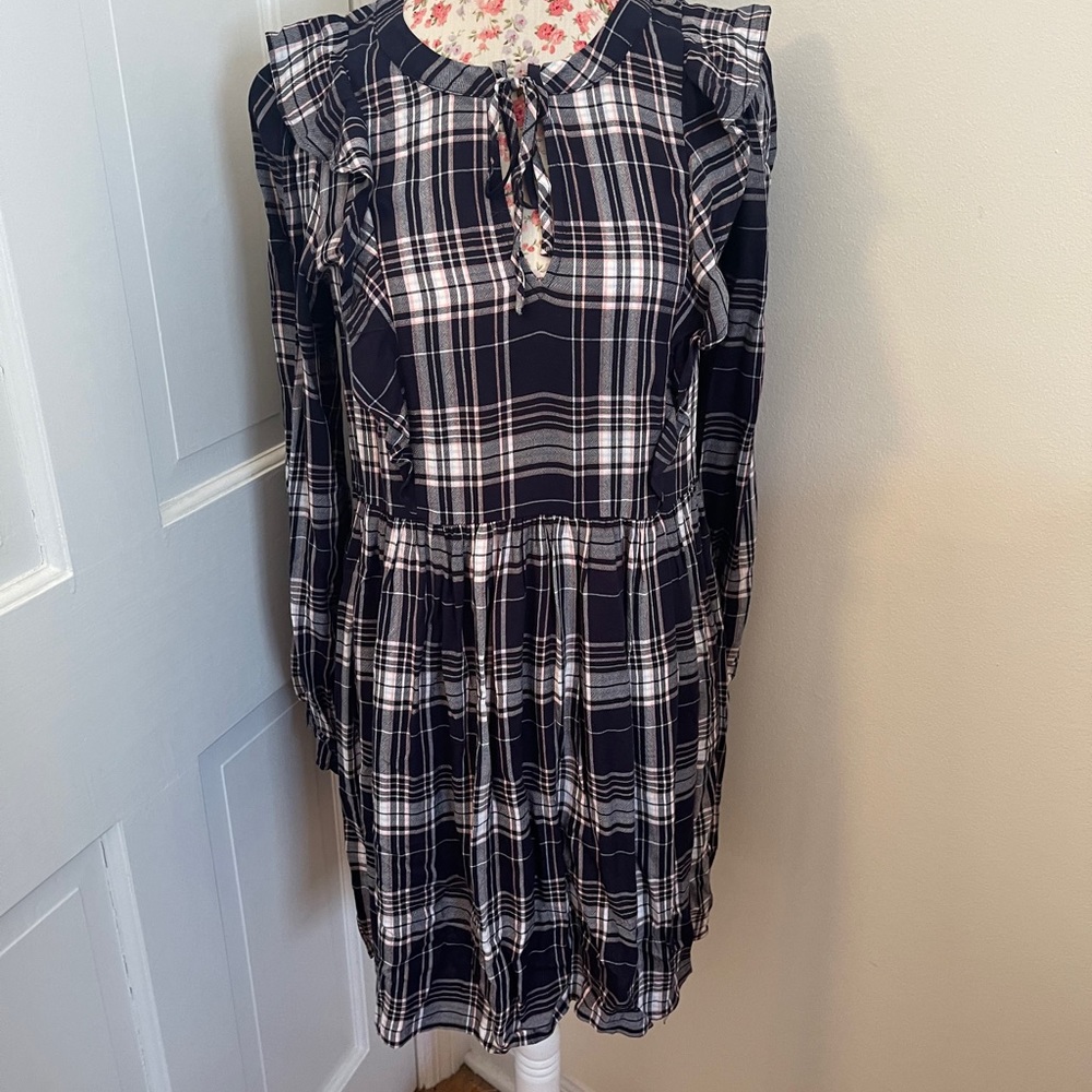 LOFT 🌟NWTs🌟 Plaid Swing Dress - Picture 6 of 6